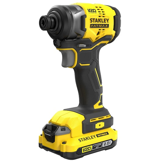 Stanley (SFMCK461D2T-QW) Parafusadeira Combinada e de Impacto sem Escova V20 18V - Kit Prostack 2x2.0Ah