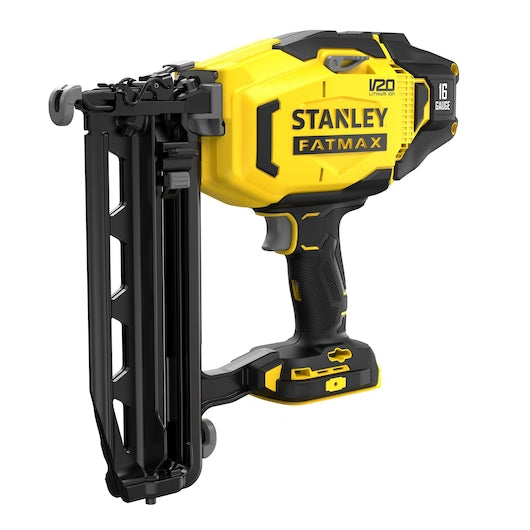Pregador pneumático de acabamento Stanley (SFMCN616B-XJ) 18V FATMAX® V20 de 16g (somente ferramenta)