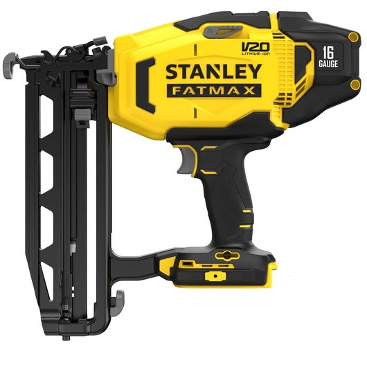 Pregador pneumático de acabamento Stanley (SFMCN616B-XJ) 18V FATMAX® V20 de 16g (somente ferramenta)
