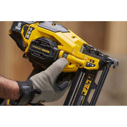 Pregador pneumático de acabamento Stanley (SFMCN616B-XJ) 18V FATMAX® V20 de 16g (somente ferramenta)