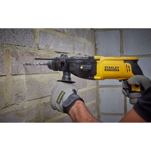 Furadeira de impacto SDS Plus Stanley (SFMEH210K-QS) 800W 2.4J com mandril de troca rápida, kit completo