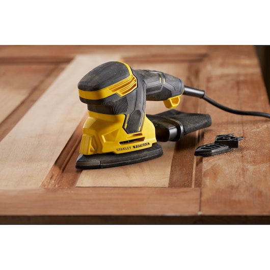 Lixadeira de detalhes Stanley (SFMEW210S-QS) 120W com bolsa macia