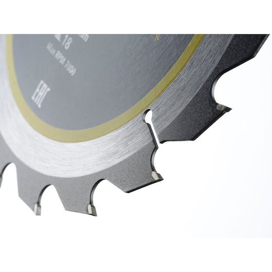 Hoja de sierra circular Stanley (STA15360-XJ) FATMAX® de 184 x 16 mm, 18 dientes, corte rápido TCT