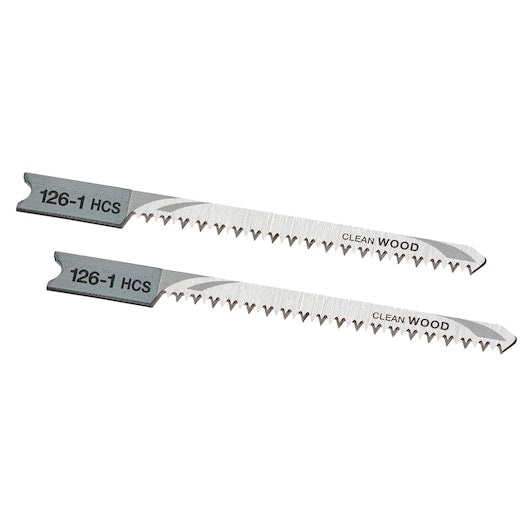 Lâminas de serra tico-tico Stanley (STA21002-XJ) de 70 mm para corte fino, limpo e curvo de madeira, com encaixe em U (pacote com 2)