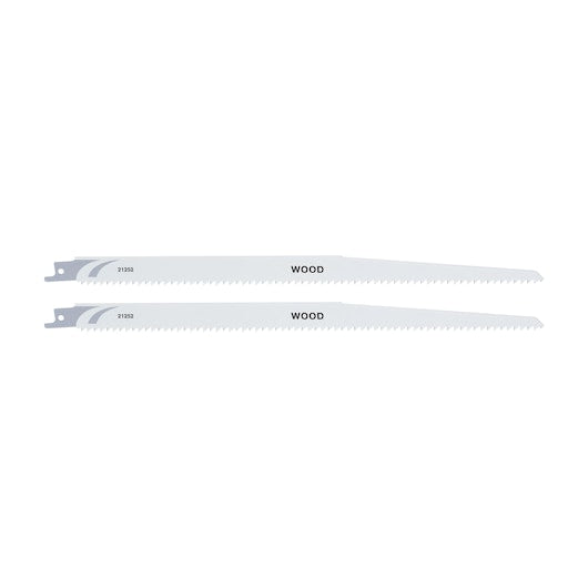 Stanley (STA21252-XJ) 305mm HCS Fine Finish Long Length Wood Cutting Cutsaw Blade (2 Pk)
