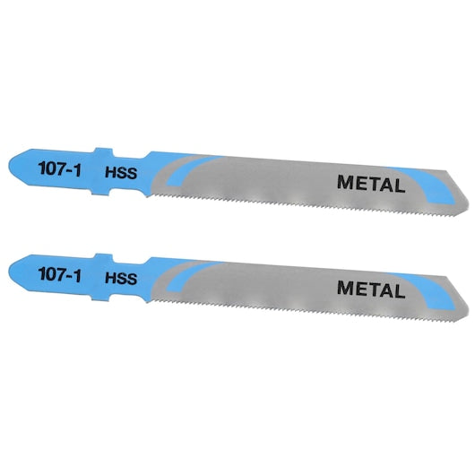 Lâminas de serra tico-tico Stanley (STA22032-XJ) de 76 mm com encaixe em T para corte de metal (pacote com 2)