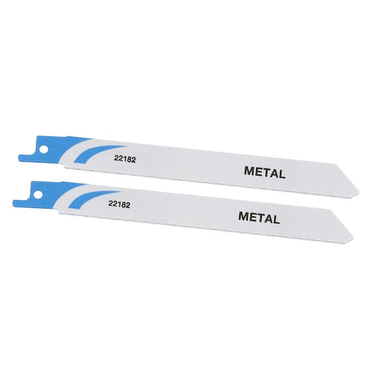 Lâminas de serra de corte para metal fino bimetálicas Stanley (STA22182-XJ) de 152 mm (pacote com 2)