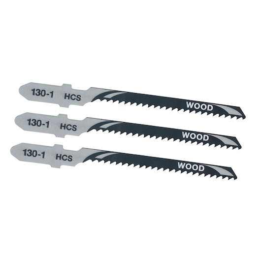 Lâminas de serra tico-tico curvas Stanley (STA23043-XJ) para corte de madeira, 76 mm, encaixe em T x 3