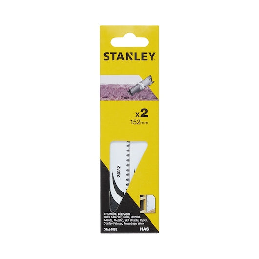 Lâmina de serra Stanley (STA24082-XJ) de 152 mm para corte de alvenaria e concreto (pacote com 2)