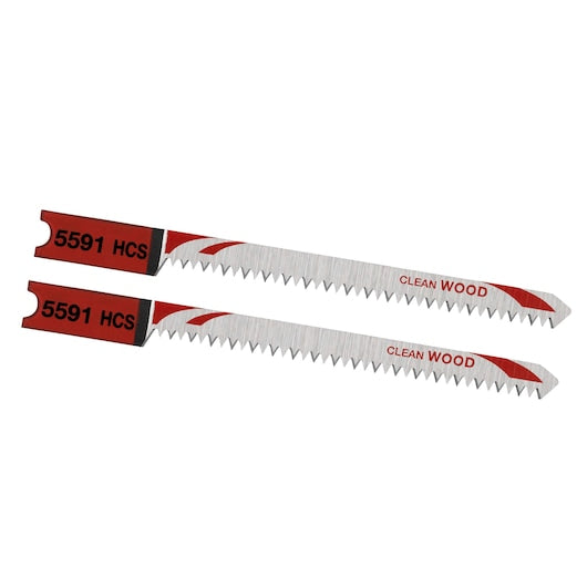Stanley (STA25532-XJ) FATMAX® 70mm Clean Fine Wood Cutting U-Shank Jigsaw Blades (2 Pk)