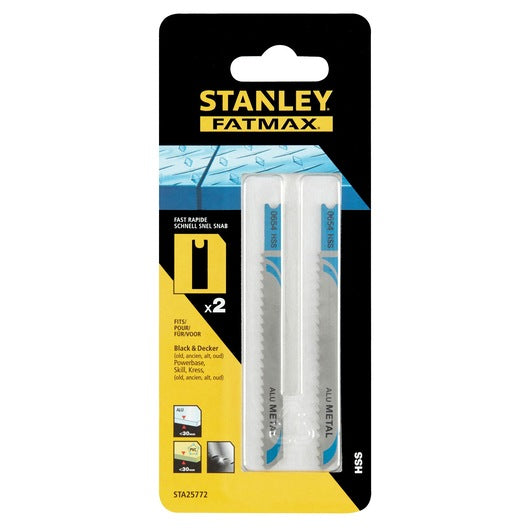 Stanley (STA25772-XJ) HSS U-Shank Jigsaw Blade