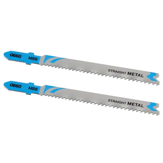 Lâmina de serra tico-tico reta Stanley (STA25792-XJ) FATMAX® de 91,5 mm com encaixe em T para corte de metal (pacote com 2)