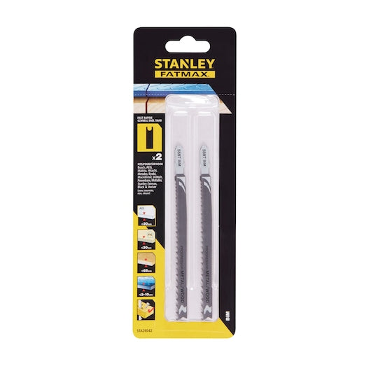 Lâmina de serra tico-tico progressiva bimetálica Stanley (STA26042-XJ) com encaixe em U