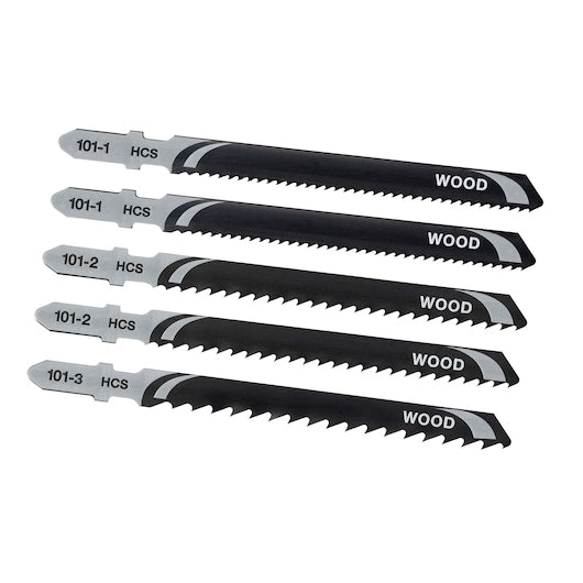 Stanley (STA27025-XJ) Mixed Wood Cutting Jigsaw Blades T Shank x 5