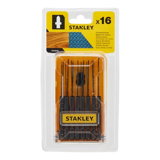 Lâminas de serra tico-tico Stanley (STA28160-XJ) FATMAX® para corte misto de madeira e metal com encaixe em T (pacote com 5)