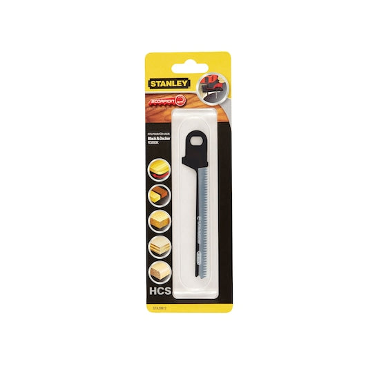 Lâmina Stanley (STA29972-XJ) 135mm HCS Curva para Corte de Madeira Scorpion RS890K