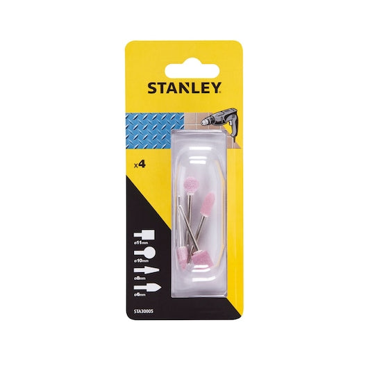Stanley (STA30005-XJ) Juego mixto de 4 piedras montadas