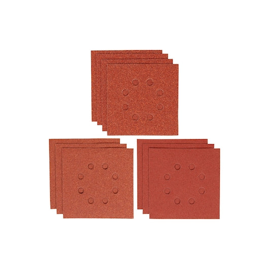 Lixa Stanley (STA31108-XJ) 114 x 114 mm, grãos mistos, 1/4 de folha, encaixe B+D (pacote com 10)