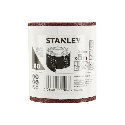 Rolo de papel perfurado Stanley (STA31406-XJ) de 60g, 93mm x 5m