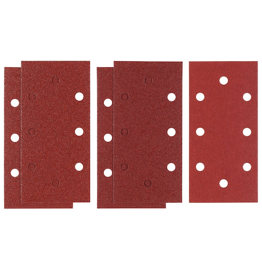 Lixa Stanley (STA31532-XJ) 93 x 190 mm 80, 120, 240 g 1/3 Folha Encaixe Rápido, Encaixe B+D (Pacote com 5)