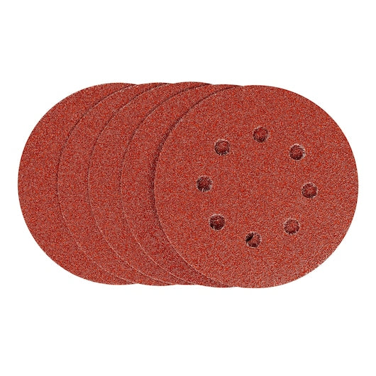 Discos para lixadeira orbital aleatória Stanley (STA32027-XJ) de 125 mm e 60 g (pacote com 5)