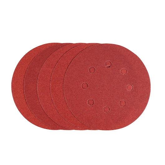 Discos para lijadora orbital aleatoria Stanley (STA32042-XJ) de 125 mm y 180 g (paquete de 5)