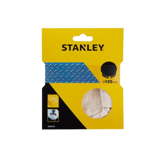 Boina de polimento de lã Stanley (STA32115-XJ) de 125 mm com cordão