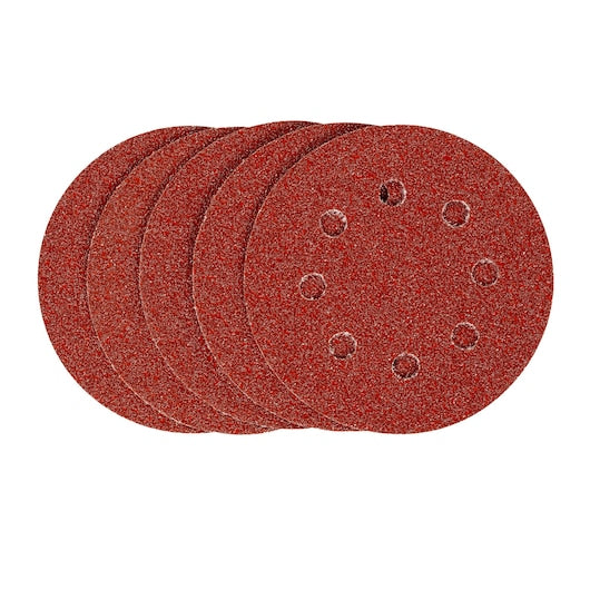 Discos para lixadeira orbital aleatória Stanley (STA32167-XJ) de 115 mm e 40 g (pacote com 5)