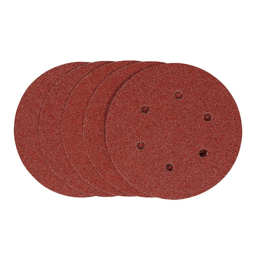 Stanley (STA32337-XJ) 150mm 60g Random Orbit Sander Discs (5 Pk)