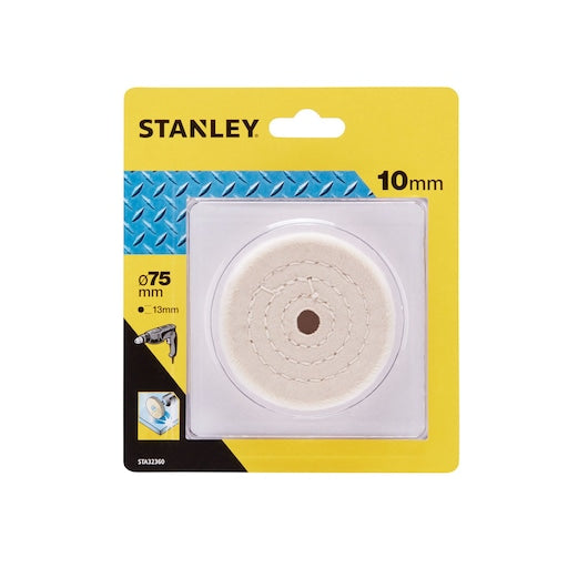 Roda de polimento de algodão Stanley (STA32360-XJ), 75x10mm