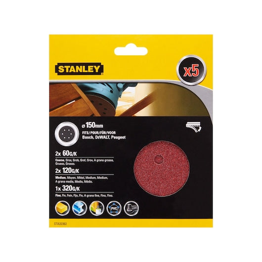 Stanley (STA32362-XJ) ROS Disc Quick Fit 150mm Sortido