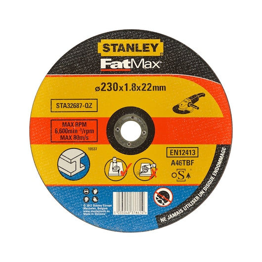 Disco de corte de metal fino e plano Stanley (STA32687-QZ) FATMAX® 230 x 22,2 x 1,8 mm