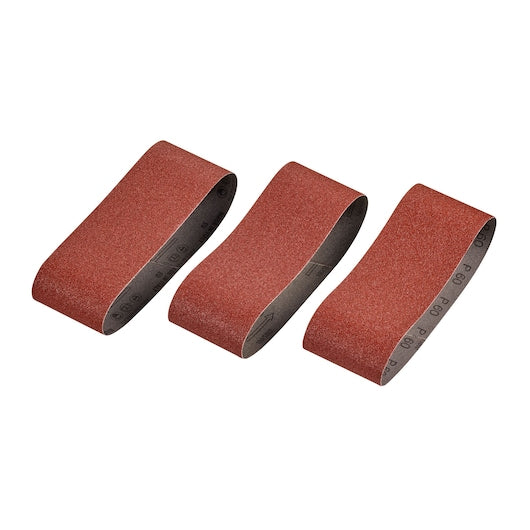 Lixas de cinta Stanley (STA33096-XJ) 75 x 457 mm, grão 60 (pacote com 3)