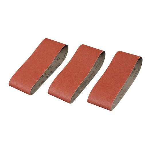 Lixas de cinta Stanley (STA33161-XJ) 75 x 510 mm, grão 80 (pacote com 3)