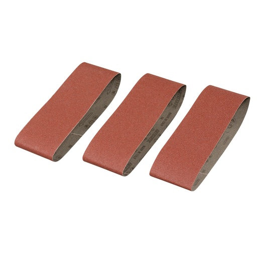 Bandas de lija Stanley (STA33166-XJ) de 75 x 510 mm y 100 g (paquete de 3)