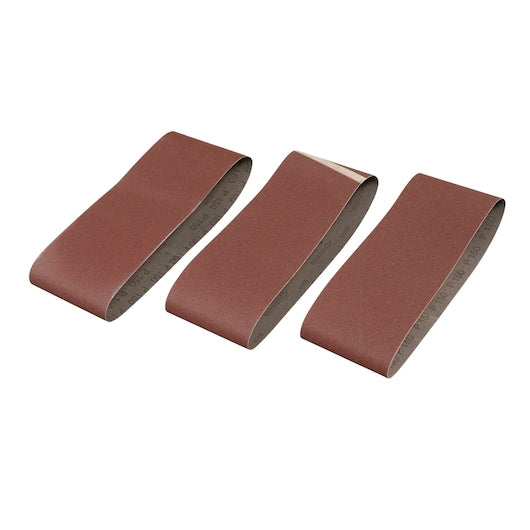 Lixas de cinta Stanley (STA33461-XJ) 100 x 610 mm 150 g (pacote com 3)