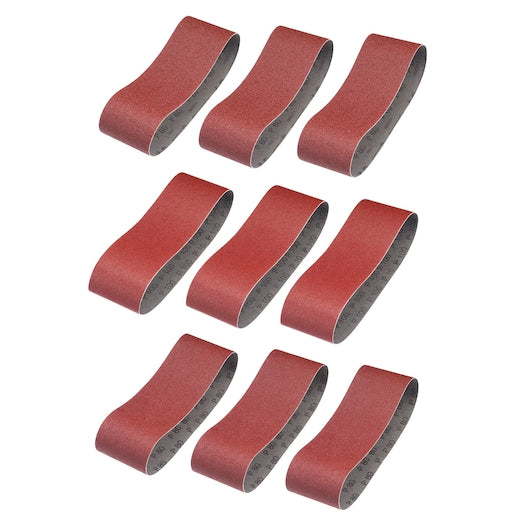 Lixas de cinta Stanley (STA33481-QZ) de grãos mistos, 75 x 533 mm (pacote com 9)