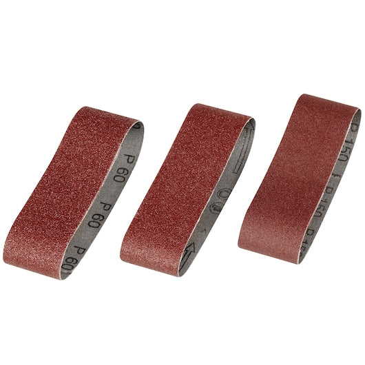 Lixas de cinta Stanley (STA33516-XJ) 40 x 305 mm, 60, 80, 150 g (pacote com 3)