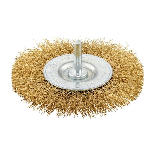 Escova de arame revestida de latão Stanley (STA36012-XJ) de 12 mm, 100 x 10 mm