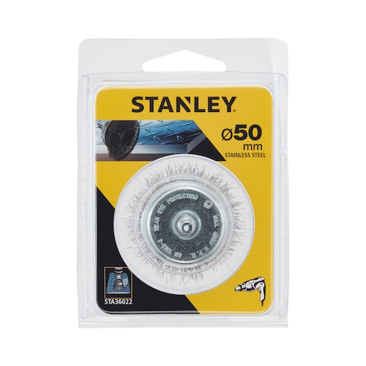 Copo de arame de aço inoxidável crimpado Stanley (STA36022-XJ) 50x55mm