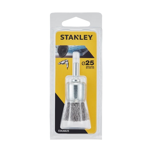Stanley (STA36025-XJ) Crimped Steel Wire Cup 25mm