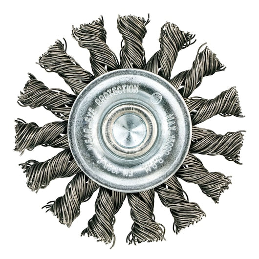 Stanley (STA36055-XJ) Twisted Knot Steel Wire Wheel, 75 x 10mm