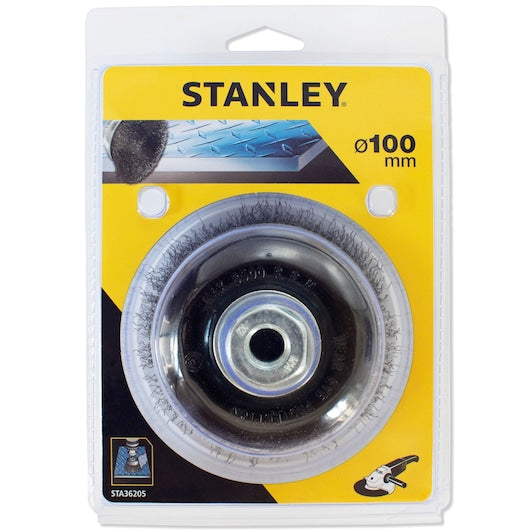 Stanley (STA36205-XJ) Twist Knot Steel Wire Cup 100mm, 22mm Bore