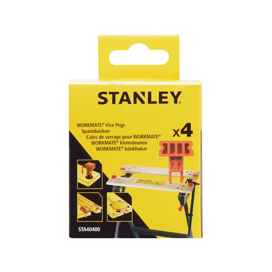 Stanley (STA40400-XJ) 4 clavijas para tornillo de banco Workmate