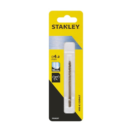 Broca para metal Stanley (STA50207-QZ) em aço liga de cobalto HSS-E 4,2 x 75 mm