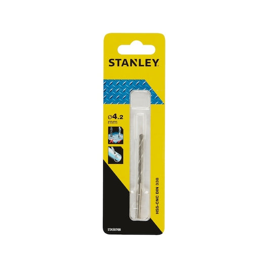 Broca para metal CNC HSS Stanley (STA50708-QZ) 4,2 x 75 mm