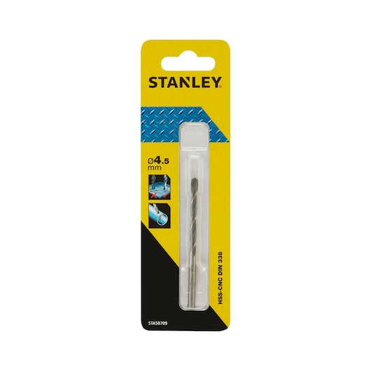 Broca para metal CNC Stanley (STA50709-QZ) 4,5 x 80 mm