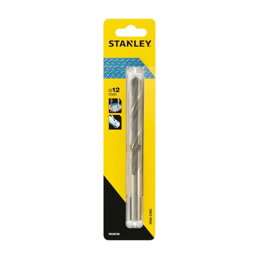 Stanley (STA50728-QZ) 12 x 151mm HSS-CNC Metal Drill Bit