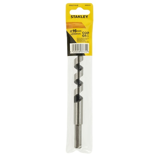 Broca helicoidal para madeira Stanley (STA52110-QZ) 16 x 200 mm