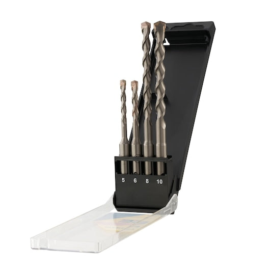 Brocas para concreto Stanley (STA56012-QZ) com encaixe SDS-PLUS de 5 a 10 mm (pacote com 4)